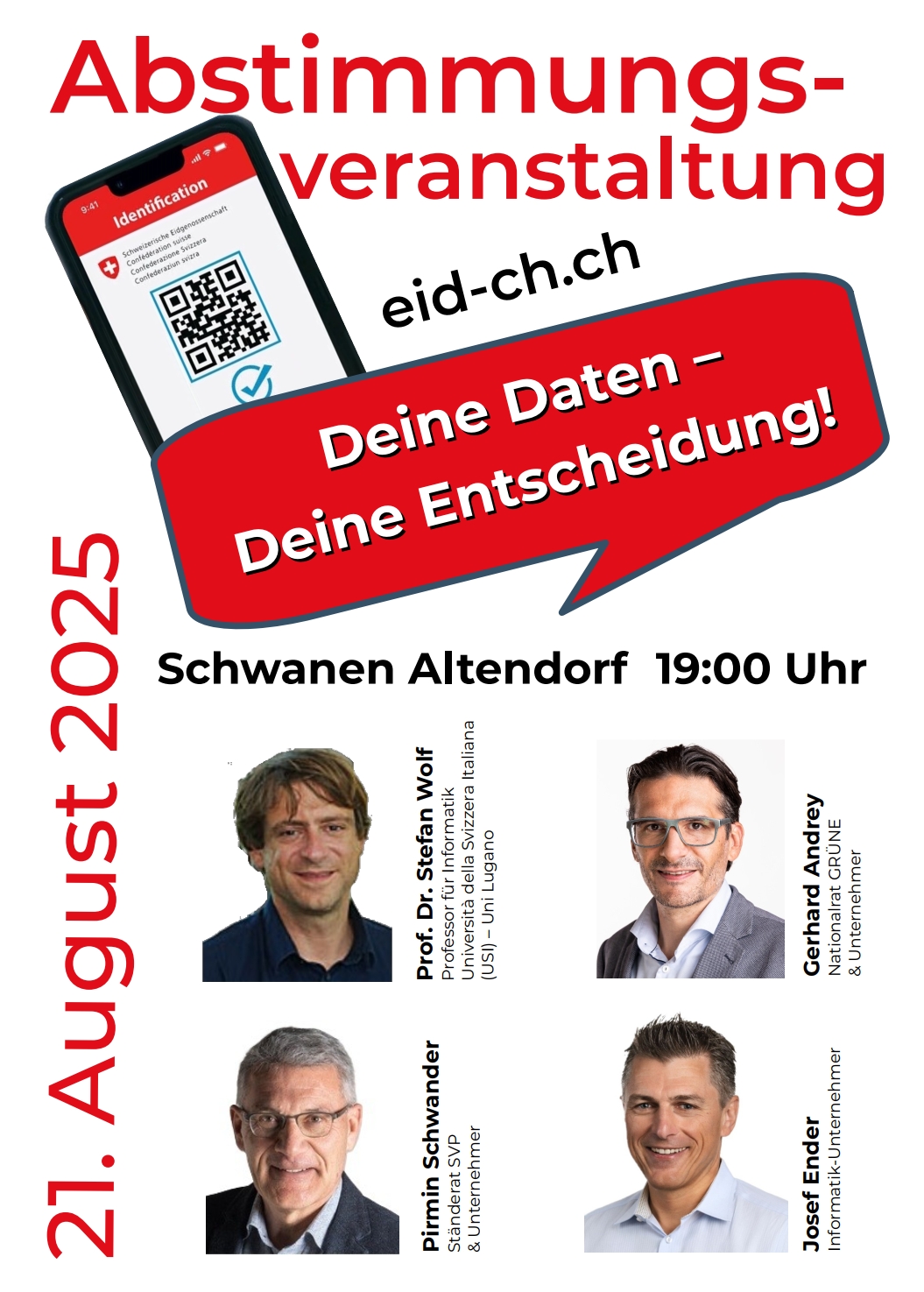 E-ID Abstimmungsveranstaltung